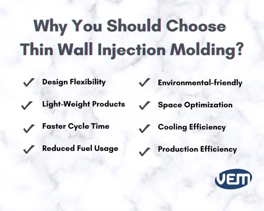 thin wall molding advantages